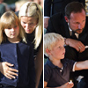 Los príncipes Haakon y Mette-Marit y sus hijos muestran su apoyo a las víctimas del doble atentado en Oslo