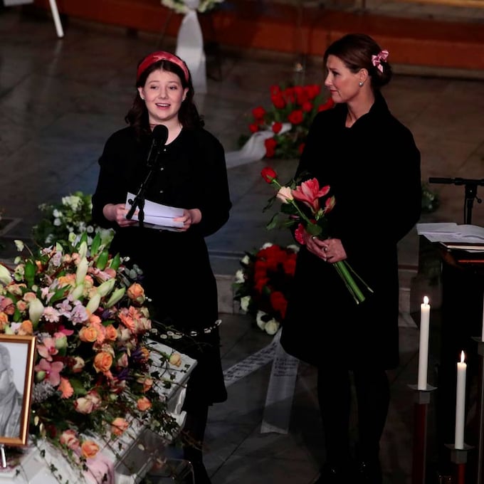 La hija mayor de Marta Luisa de Noruega y Ari Behn, premiada por su discurso en el funeral de su padre
