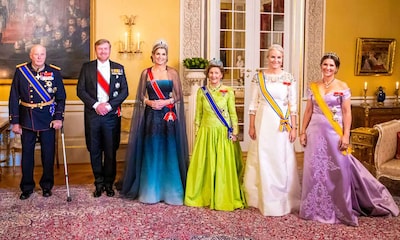 La ausencia de Haakon de Noruega marca la cena de gala en honor a los Reyes de Países Bajos