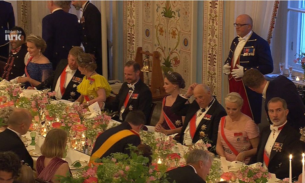 Sigue en directo la cena de gala en honor a Ingrid de Noruega