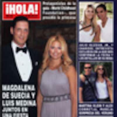 En la revista ¡HOLA!: Magdalena de Suecia y Luis Medina, juntos en una fiesta en Londres