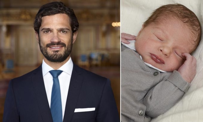 Carlos Felipe de Suecia será el padrino de su sobrino, el príncipe Nicolás