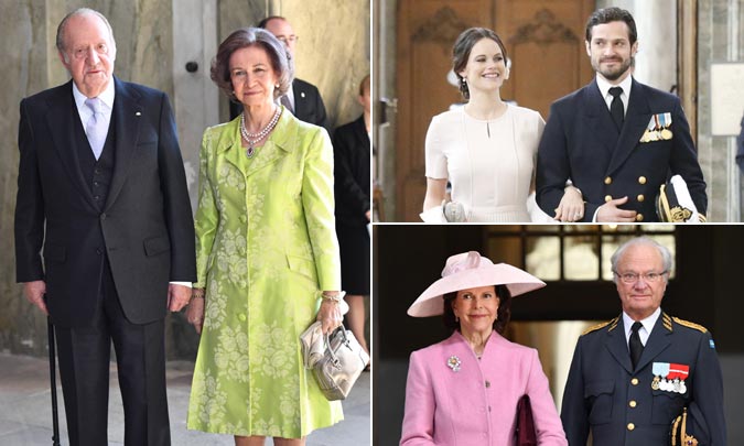 Los reyes Juan Carlos y Sofía, la reaparición de la princesa Sofia... en el 'Te Deum' en honor a Carlos Gustavo de Suecia