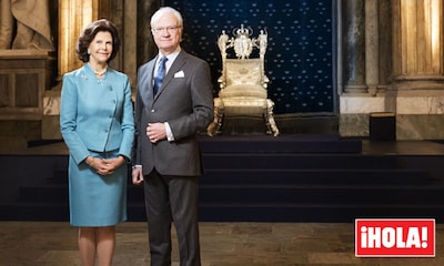 ¡HOLA! entra en palacio para entrevistar a los Reyes de Suecia