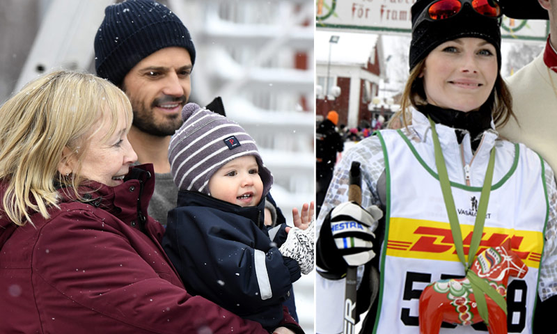 Sofía de Suecia participa en la carrera femenina de esquí de Tjejvasan arropada por toda su familia