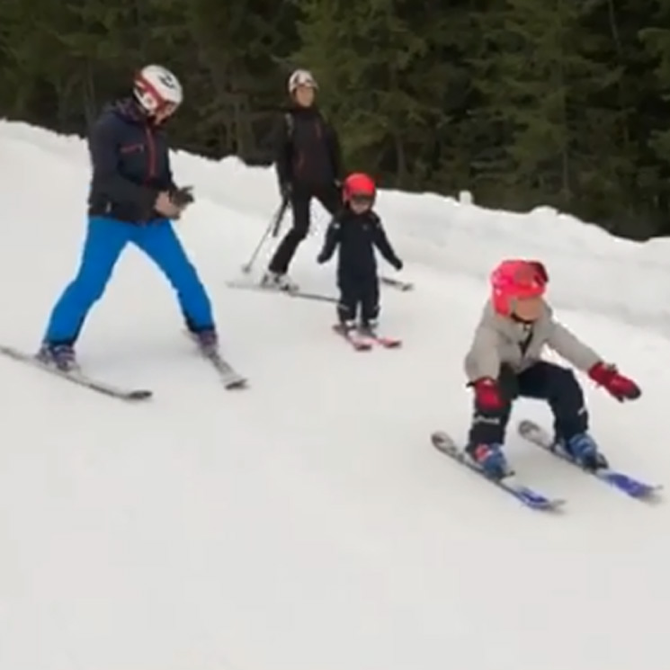 Victoria de Suecia y su familia sorprenden con sus grandes habilidades esquiando