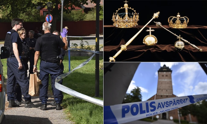 Encuentran el botín de las joyas de la Corona sueca robadas en verano