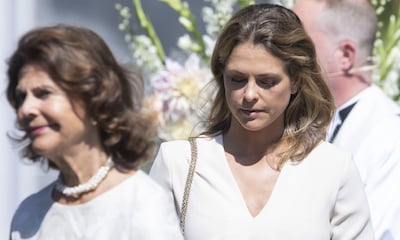 El difícil momento de Silvia y Magdalena de Suecia en el funeral de una buena amiga