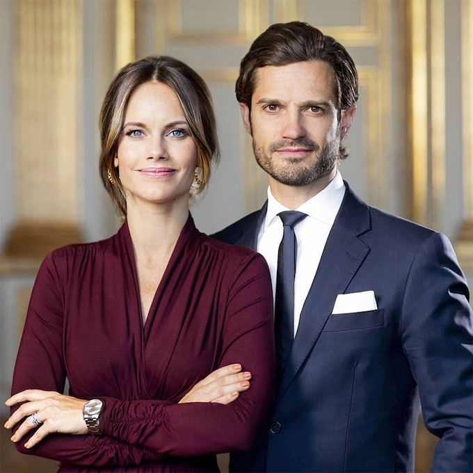 Carlos Felipe y Sofia de Suecia estrenan nuevo retrato por una buena causa