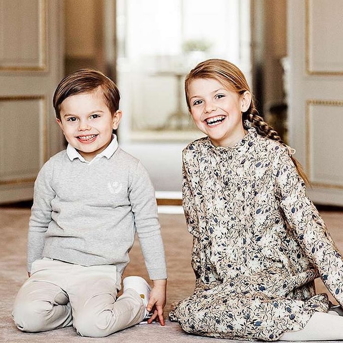 Estelle y Oscar de Suecia, la viva imagen de la felicidad en el octavo cumpleaños de la princesa