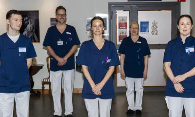 Las fotografías de Sofía de Suecia en su primer día de trabajo en el hospital