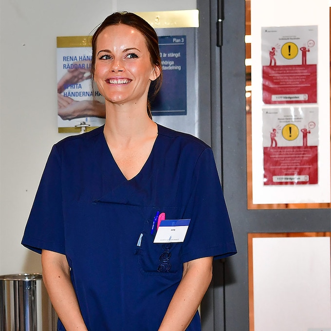 El trabajo de Sofia de Suecia en el hospital: desinfecta camas, limpia y ayuda en la cocina