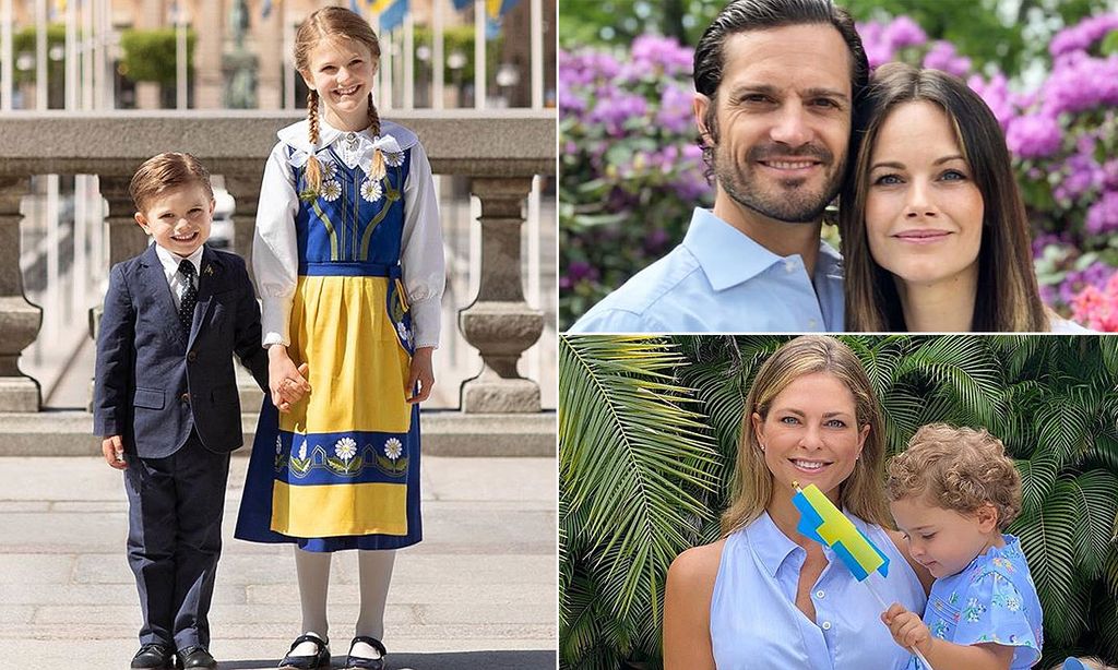 La Familia Real sueca se viste de azul y amarillo para celebrar un Día Nacional muy diferente