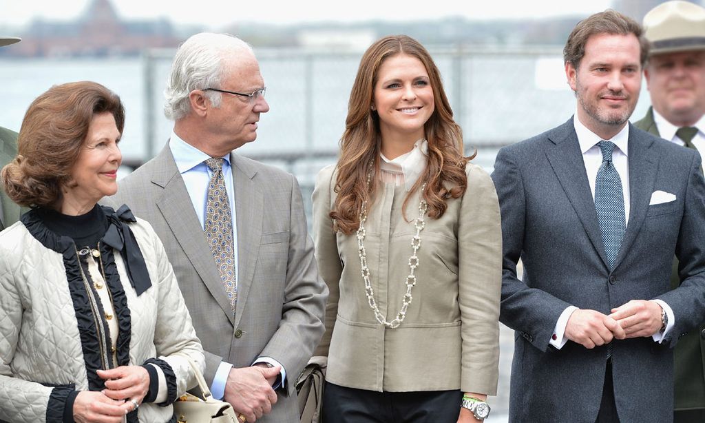 Reyes Carlos Gustavo y Silvia de Suecia, Magdalena de Suecia y Chris O'Neill