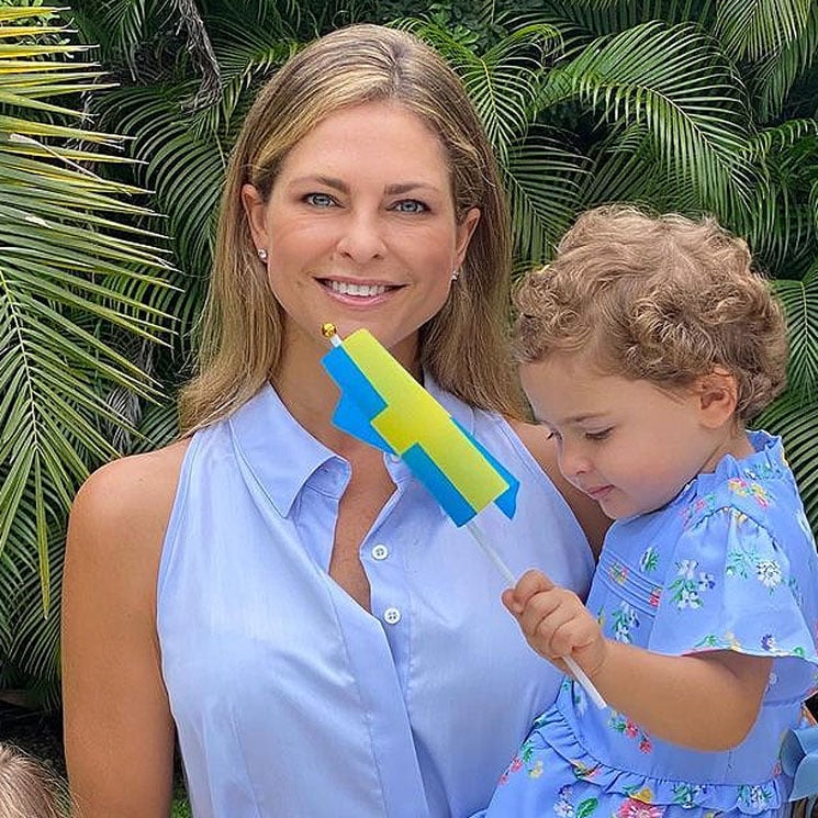 Magdalena de Suecia comparte una nueva foto de su hija Adrienne para celebrar su tercer cumpleaños