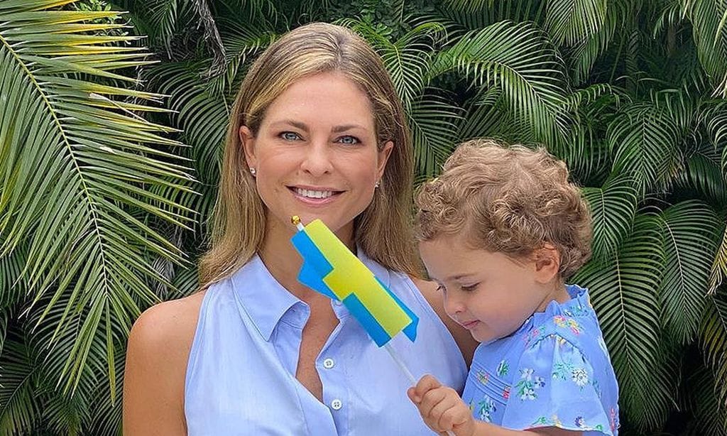 Magdalena de Suecia comparte una nueva foto de su hija Adrienne para celebrar su tercer cumpleaños