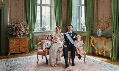 La Casa Real sueca comparte los retratos oficiales del bautizo del príncipe Julian