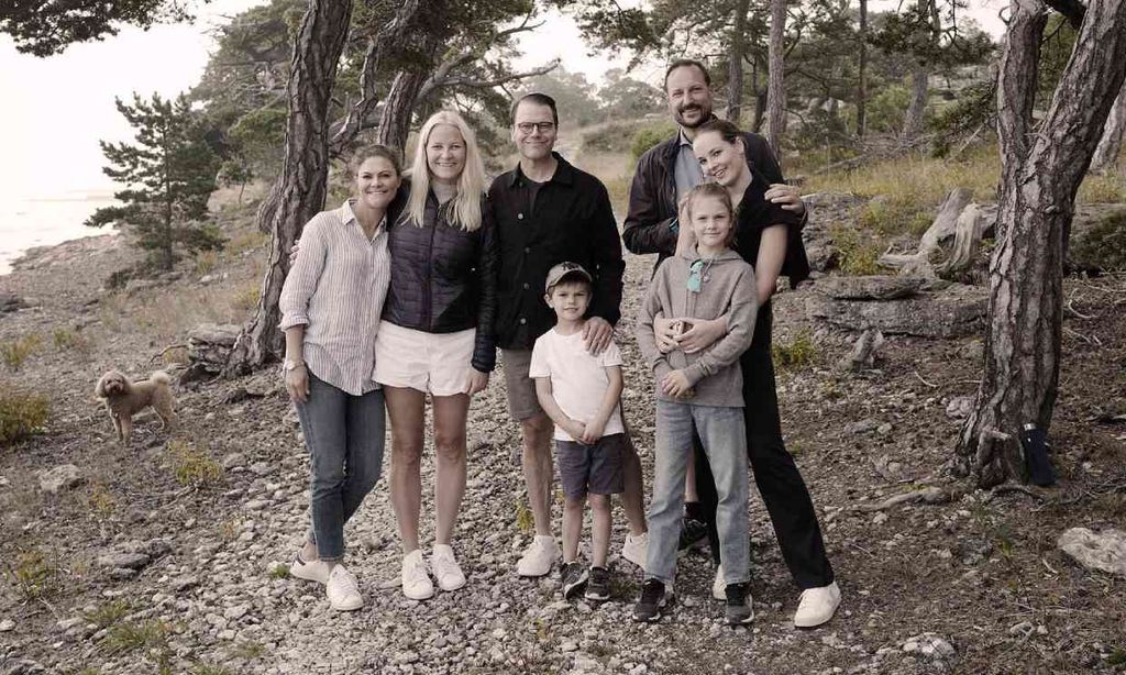 Victoria de Suecia y su familia disfrutan de unos 'hermosos días' junto a los royals noruegos