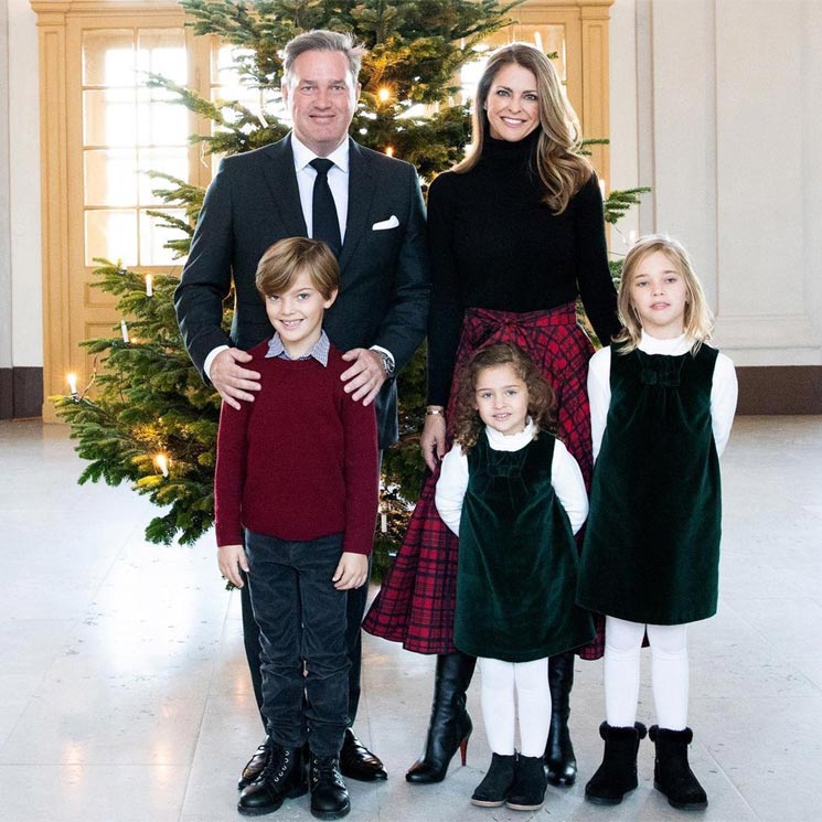 El 'christmas' navideño de Magdalena de Suecia da una pista sobre la personalidad de sus hijos