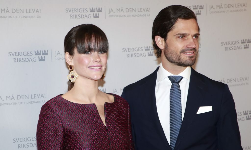 Carlos Felipe y Sofía de Suecia presiden un acto mientras el resto de la Familia Real se recupera del covid
