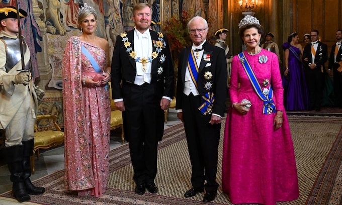 Cena de Estado en Suecia por la visita de los reyes Guillermo y Máxima