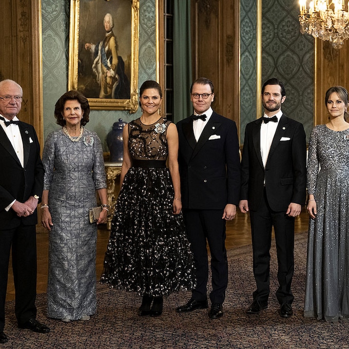 Una espectacular cena de gala da comienzo a las celebraciones por el Jubileo de Carlos Gustavo de Suecia