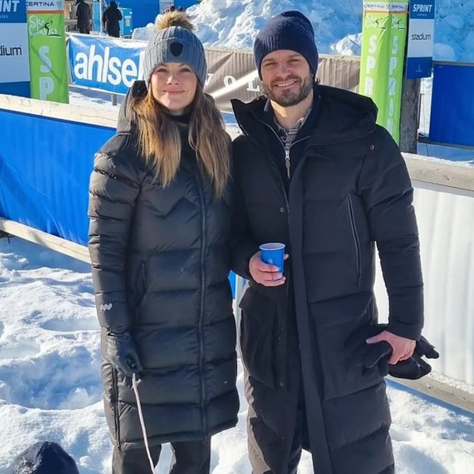 La escapada a la nieve de Carlos Felipe y Sofia de Suecia para cumplir con una tradición real centenaria