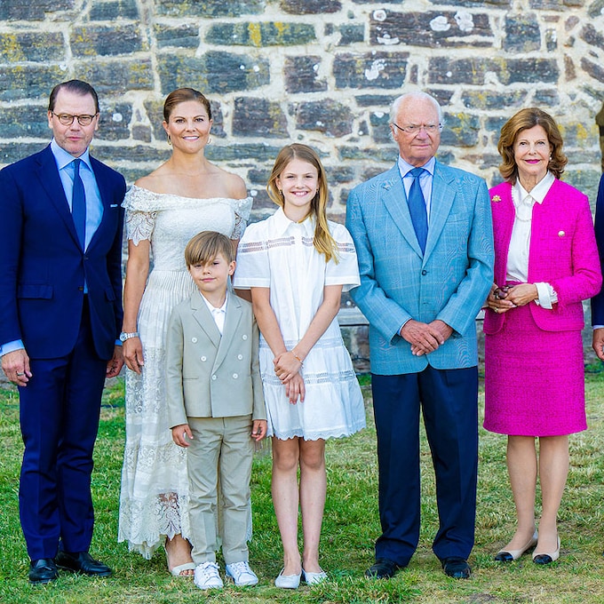 La familia real sueca se reúne al completo para celebrar el 46 cumpleaños de la princesa Victoria