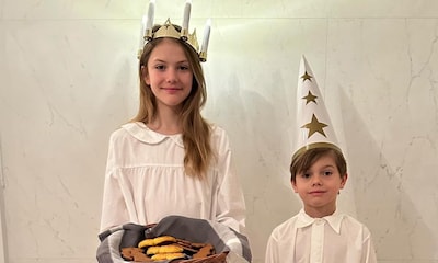 Estelle y Oscar de Suecia, dos 'duendecillos' que ya se preparan para Navidad