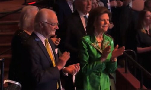 No te pierdas a los reyes Carlos Gustavo y Silvia de Suecia bailando a ritmo de ABBA