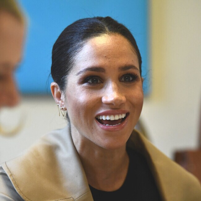 Meghan Markle makes first royal patronage visit – and her shoes will floor you!