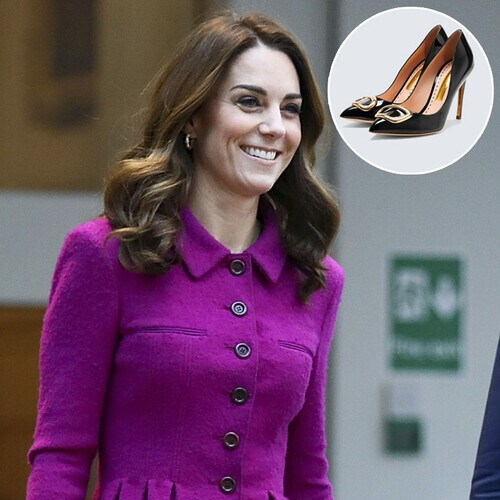Kate Middleton majorly ups her shoe game with stunning gold bow pumps