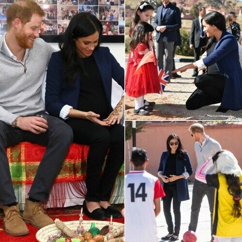 Meghan Markle and Prince Harry bond with locals, get a tattoo and more on second day in Morocco