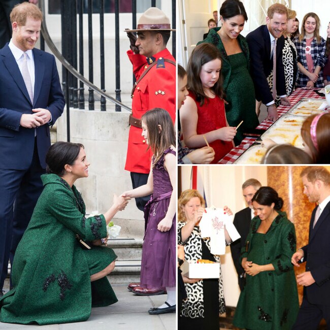 Prince Harry and Meghan Markle make sweet visit to Canada House: all the best pics