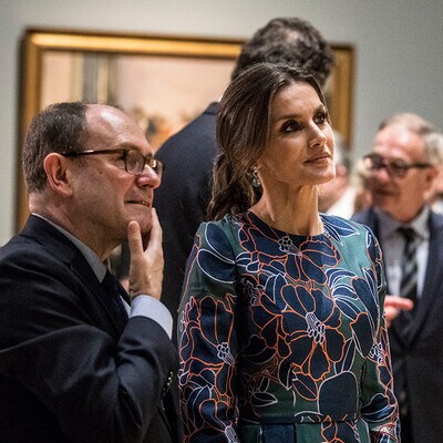 Letizia London national gallery visit