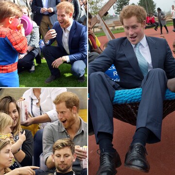 Royal father: A look back at Prince Harry's best dad moments 