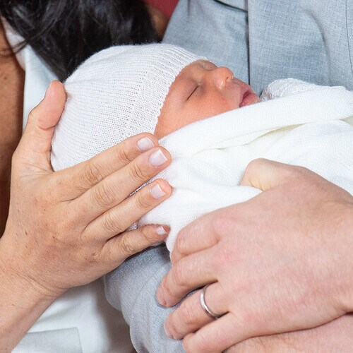 Here he is! Meghan Markle and Prince Harry introduce adorable baby son