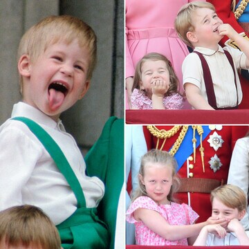All the times the little royals were the stars of the Trooping the Colour ceremony
