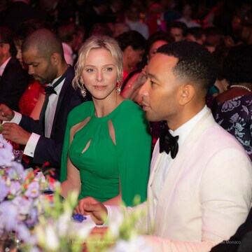 Princess Charlene brings Meghan Markle realness to the club with John Legend after epic gala!