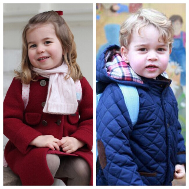Prince George and Princess Charlotte's first day of school photos through the years