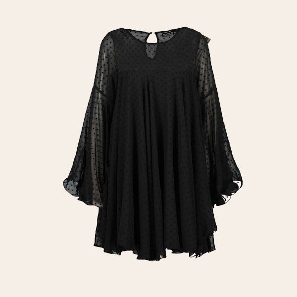 Un vestido de fiesta amplio
