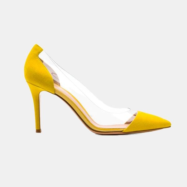 Zapatos con detalles de PVC