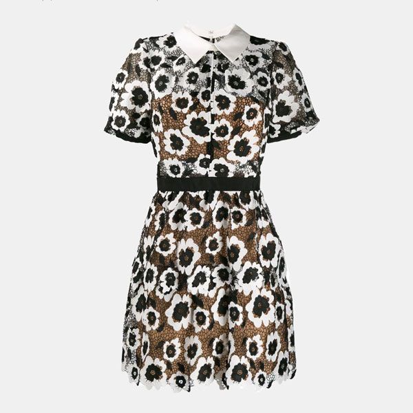 Vestido con cuello bebé