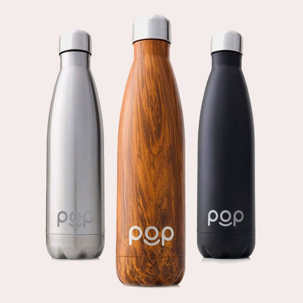 Botellas de agua reutilizables POP