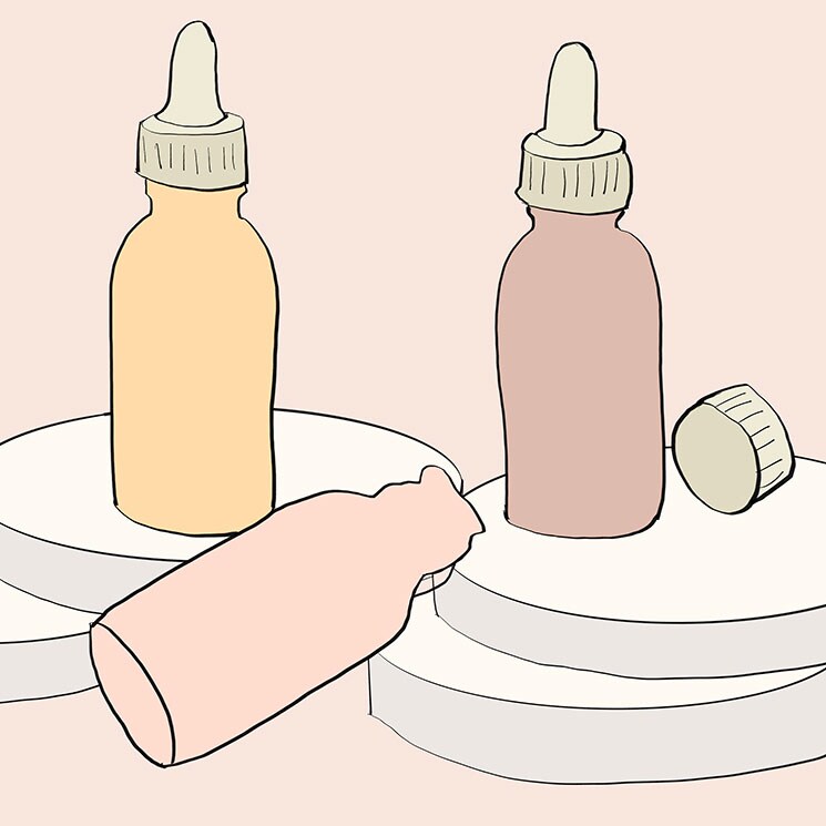 Ilustración aceites antiestrías