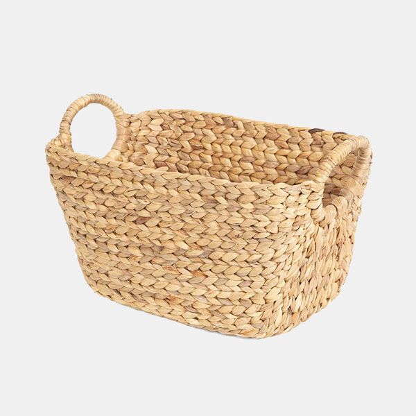 Cesta de fibra natural
