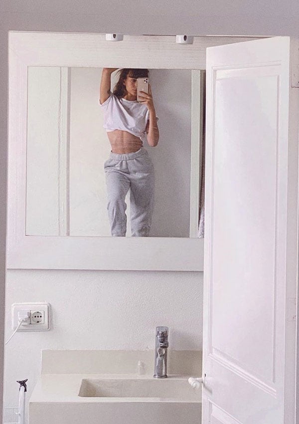 Aitana Instagram con ropa cómoda