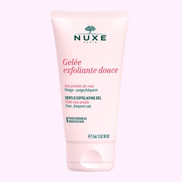 Gel exfoliante con pétalos de rosa