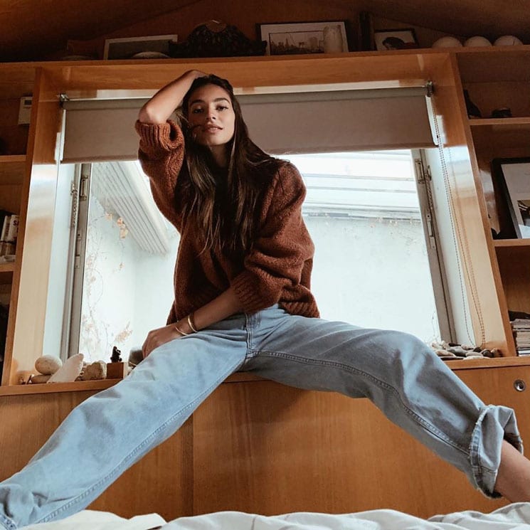 Rocio Crusset con ropa cómoda para estar en casa
