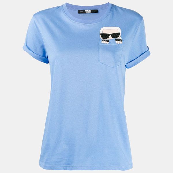 Camiseta en algodón con bolsillo